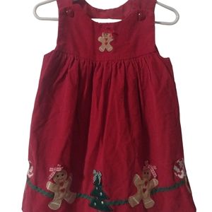 XMAS Handmade Ginger Corduroy Dress